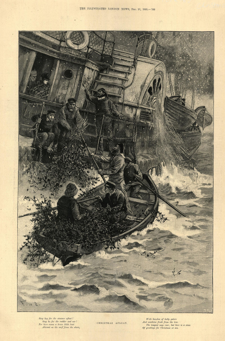 Christmas at sea